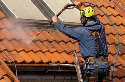 Démoussage et hydrofuge de toiture à Bélus